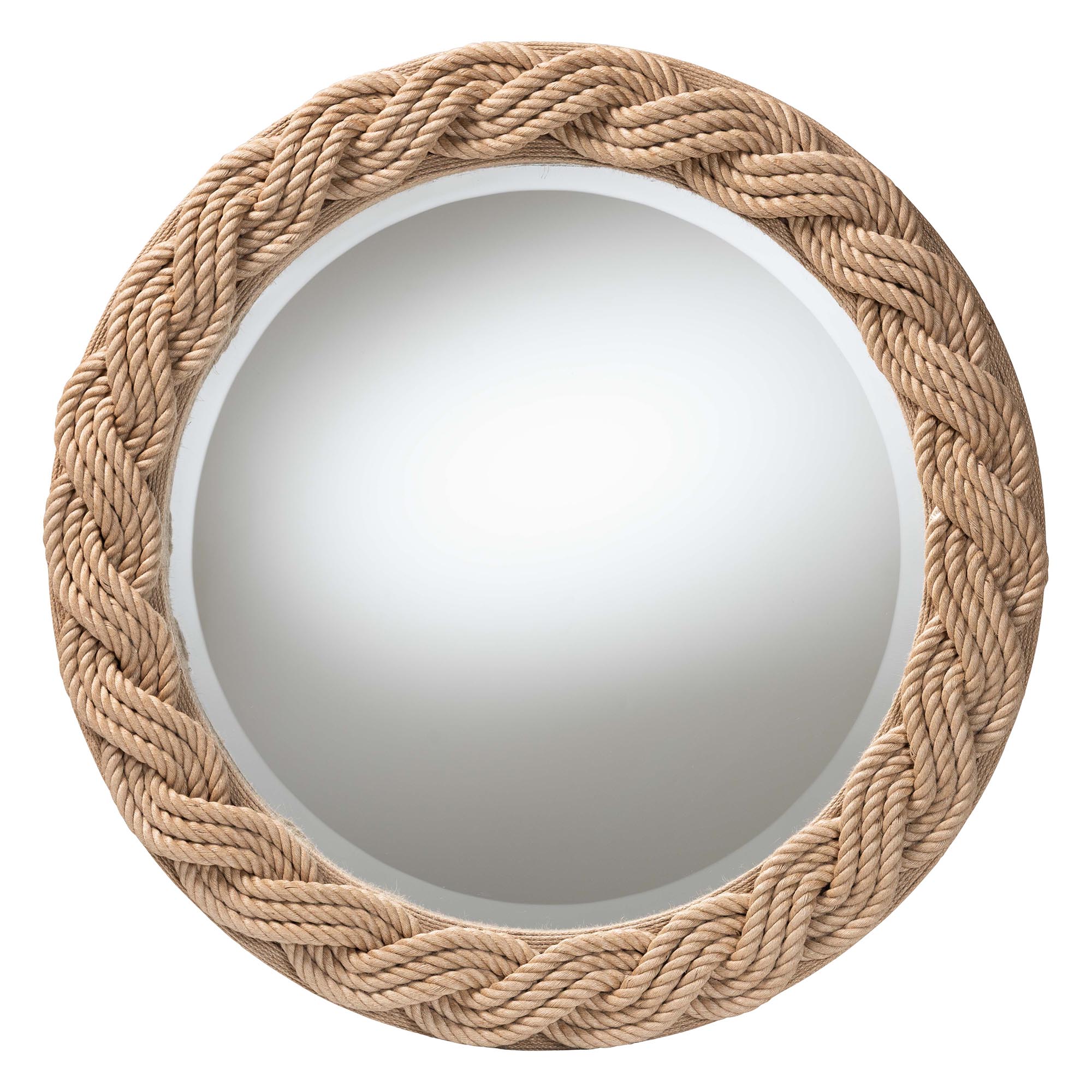 bali & pari Romana Braided Rope Mirror - Coastal Mirror with Woven Jute Accents for Farmhouse, Boho Wall Decor, Beach House Affordable modern furniture in Chicago, classic bedroom furniture, modern mirror, cheap mirror